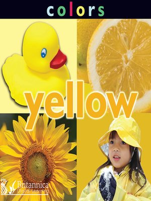 cover image of Colors: Yellow